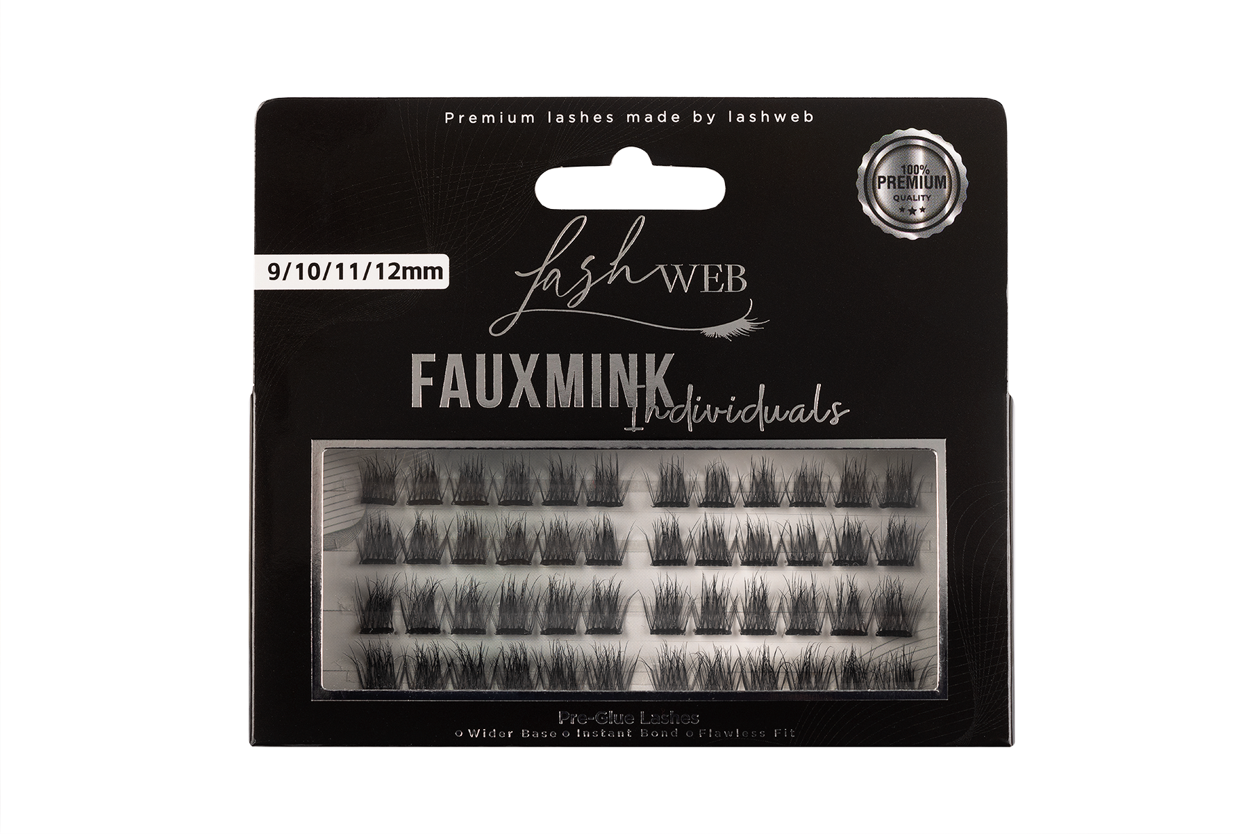 Pre-Glued Individual Lashes. NEW