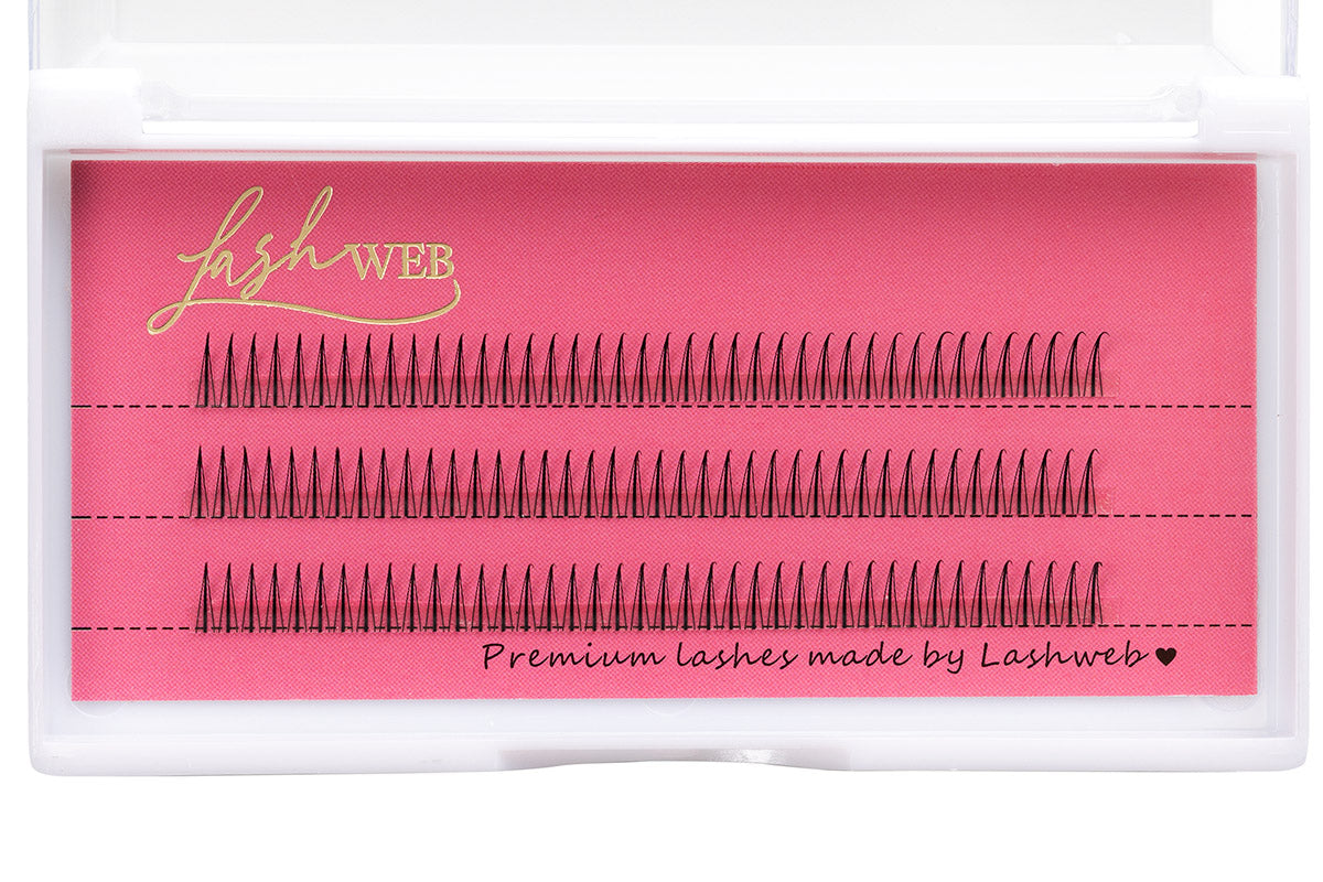 LashWeb A-style lash clusters 12mm