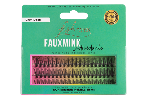 Lashweb Ripsmetutikud 12mm 20D L-kaar 0,10
