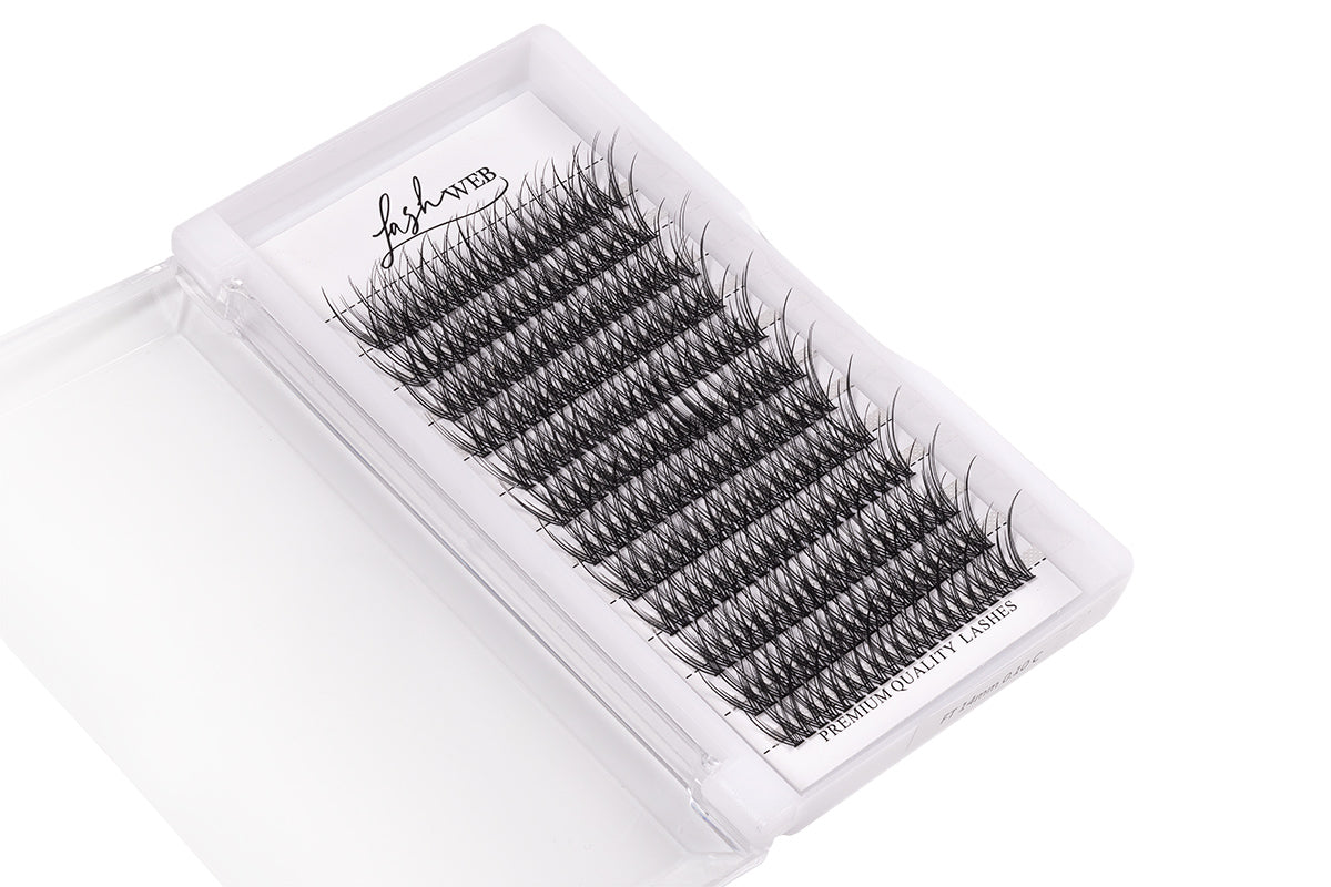 LashWeb MAX fishtail lash clusters 14mm