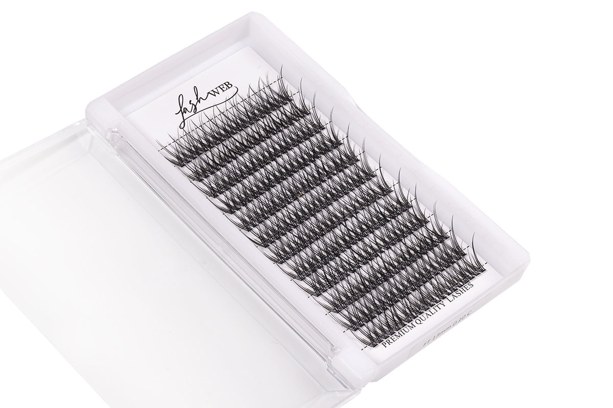 LashWeb MAX fishtail lash clusters 13mm